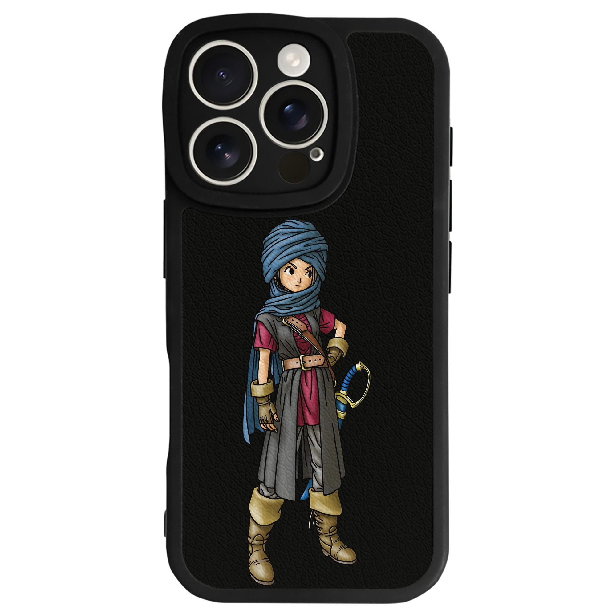 （画像用） ドラゴンクエスト Doragon Kuesuto Dragon Quest 【iPhone 16シリーズ対応】シリコンスマホケース（レザー調） 材質：シリコン